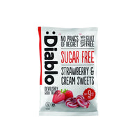 Diablo Sugar Free Strawberry & Cream Sweets 75g