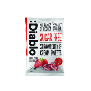 Diablo Sugar Free Strawberry & Cream Sweets 75g