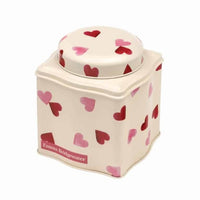 Emma Bridgewater Pink Hearts Dome Tin Caddy