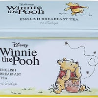 New English Tea Winnie the Pooh Classic Tea Tin 40 Teabags- English Breakfast Tea