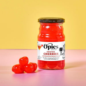 Opies Cocktail Cherries in Maraschino Flavoured Syrup 225g