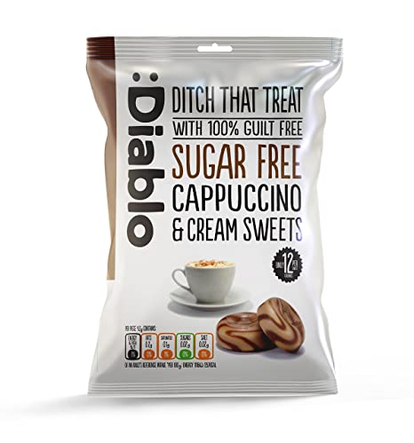 Diablo Sugar Free Cappuccino & Cream Sweets 75g