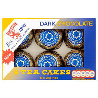 Tunnock's DARK Chocolate Tea Cakes x 6